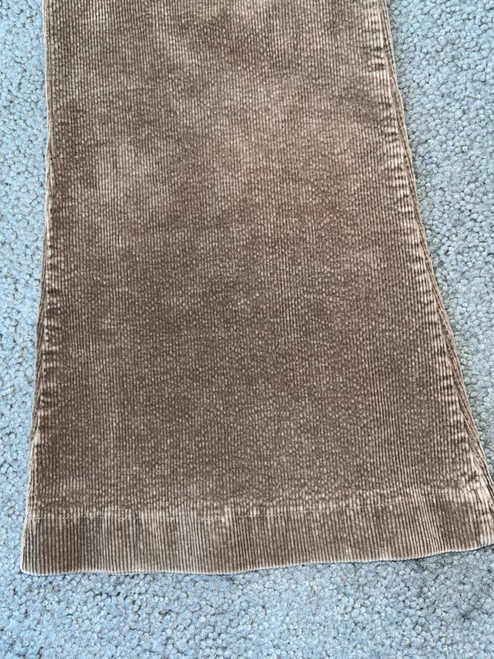 Y2K TUNNEL VISION MELODY BROWN CORDUROY HIPPIE FLARE FLOWER POCKET JEANS - L - Picture 9 of 15